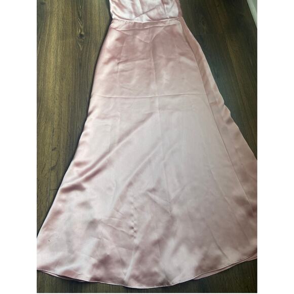 EUC ROSE color Amsale Alicia dress sz: 2 - Picture 3 of 16